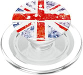 Cool British Art Flag The Union Jack PopSockets PopGrip for MagSafe