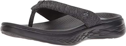 Skechers Women's On-The-go 600-Preferred Flip-Flop, Black, Medium