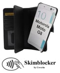 Skimblocker XL Magnet Fodral Motorola Moto G8 (XT2045-1/XT2045-2) (Svart)