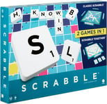 Scrabble Classic 2 in 1 Board Game **BRAND NEW & FREE UK SHIPPING**