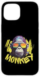 iPhone 15 Angry Monkey King Gorilla Face Funny Graphic Men Women Kids Case