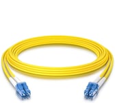 [4 Pack] OS2 LC à LC Câble Fibre Optique 3m,9/125 Monomode Duplex Jarretière Optique LSZH pour SFP,10G SFP+,Convertisseur de Média,4pcs