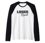 Laser Queen Hair Removal Aesthetic Nurse Laser Tech Raglan Baseball Tee