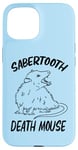 Coque pour iPhone 15 Funny Sabertooth Death Mouse Possum Lover