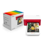 Polaroid - Hi Print 4x6 - Imprimante Photo Bluetooth Format Carte Postal 4X6 (10cm X 15cm)- Blanc