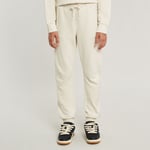 Girls Tape Sweat Pants - White - girls