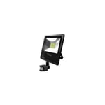 Electro Dh - Spot led 20w 6500k Ip66 avec capteur de mouvement Ip66 81 762/20/jour/s