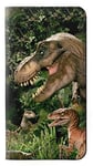 Trex Raptor Dinosaur PU Leather Flip Case Cover For Samsung Galaxy A3 (2017)