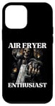 Coque pour iPhone 12 mini Amateur de friteuse à air drôle Cringe Hard Squelette Meme