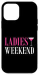 Coque pour iPhone 12 mini Martini rose assorti pour femme