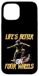 Coque pour iPhone 15 Skateboard Lovers Skater Board pour hommes