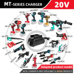 WS-MT20V WOSAI  adaptateur de chargeur d'outils électriques 12V 16V 20V, Applicable perceuse électrique sans fil/scie/tournevis/clé/marteau/meuleuse d'angle ""Nipseyteko