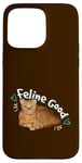 Coque pour iPhone 15 Pro Max Chat orange - Jeu de mots félin