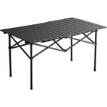 Table Pliante Camping Sdlogal portable Table de Camping avec plateau en aluminium, 95x 56x 50 cm(LxWxH), Table Exterieur Pliante ultralégère compacte