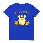 Sanrio Unisex Adult 4 Friends Pompompurin T-Shirt - S