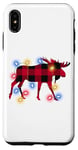 Coque pour iPhone XS Max Christmas Lights Moose