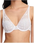 Chantelle Women's, DAY TO NIGHT, Plunge Spacer Bra, Women's lingerie, Weiss, 34B