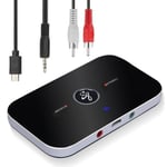 Bluetooth Émetteur Récepteur | Musou Bluetooth 4.0 Transmitter / Receiver Adaptateur Audio | Bluetooth Sans fil 2-en-1 TV, MP3 / MP