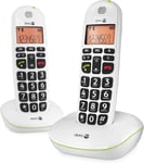 Doro PhoneEasy 100W DECT Cordless Phone with Amplified Sound and Big Buttons, NO