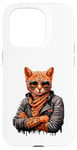 Coque pour iPhone 15 Pro Orange Bengale Chat Voyou Chat Gangster Chat Gangster Life