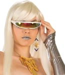 Futuristic Cyborg Glasses Alien Space Festival Fancy Dress Accessory Adults