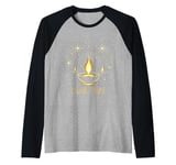 Happy Diwali Funny Festival Lights Matching Family Design Raglan Baseball Tee