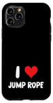 Coque pour iPhone 11 Pro I Love Jump Rope - Cœur - Jumping Jumping