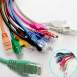 1m 2m 3m 5m - 20m 30m Rj45 Cat5e Network Ethernet Internet Satellite Cable Lot