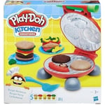 Set pâtes à modeler - PLAYDOH - Burger Party - Accessoires pour créer des hamburgers et hot-dogs - Dès 3 ans