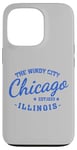 Coque pour iPhone 13 Pro Vintage Retro Love Chicago Illinois Windy City est une ville créée en 1833