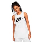 Nike CW2206 W NSW Tank MSCL Futura New Vest Women's White/Black L