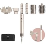 Sèche-cheveux & styler 2 en 1 - SHARK FLEXSTYLE - HD446SLEU - 5 accessoires - Champagne - 1400 W- Edition 2024