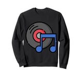 Vinyl Record Player Album Sweatshirt