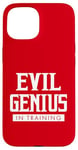 iPhone 15 Evil Genius In Training comic geek convention nerd Case