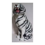 Sibirisk Tiger Porslinsfigur 92cm, Svart/Vit