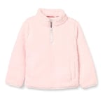 Amazon Essentials Veste Polaire Sherpa à Fermeture Éclair 1/4 Fille, Rose Clair, 6-7 Ans