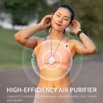 Portable Air Purifier With Strap Neckwear Negative Ion Generator Smoke Elimin