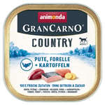 Sparpack Animonda GranCarno Adult Country 44 x 150 g - Kalkon, öring & potatis
