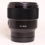 Sony Used FE 85mm f/1.8 Prime Lens