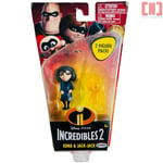 New Disney Pixar Incredibles 2 - Edna & Jack-Jack  2 Figure Action Set / Pack