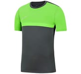 Nike Men's Academy Pro SS Top, Anthracite/Green Strike/Green Strike/White, X-Large