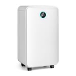 Electric 12L Dehumidifier w/ Drain Pipe Portable 3-Mode De-Humidifier Child Lock