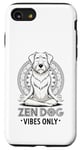 Coque pour iPhone SE (2020) / 7 / 8 Zen Méditant Mandala Mindfulness Chien