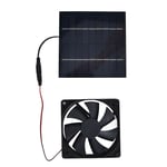 Solar Powered Exhaust Fan 10W Single Fan Waterproof Solar Panel Fan Kit for Chicken Coops Greenhouses