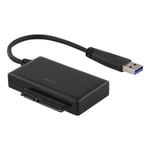 DELTACO Deltaco Usb 3.0 Till Sata 6gb/s Adapter, För 2,5" Hårddiskar, Sv