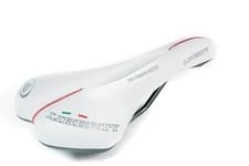 Selle Montegrappa LibERTY blanche pour vélo VTT et course selle trou antiprostate