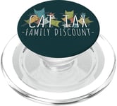 Cat Tax Family Discount! Social Media Meme Fun PopSockets PopGrip pour MagSafe