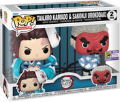 Figurine Funko Pop - Demon Slayer - Tanjiro Kamado & Sakonji Urokodaki - Pack (70861)