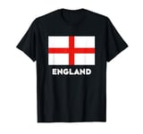 England Flag White and Red English British T-Shirt