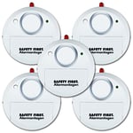 KH Sécurité 100161set5 Alarme Arrêt de Porte Lot de 5, Blanc